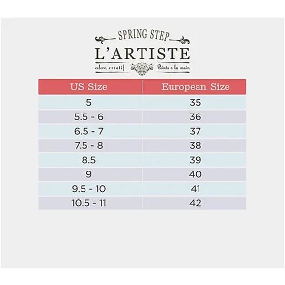 L'Artiste 41 Spring Steps Floradaciois black leather ankle strap sandals 9.5 10 - Picture 8 of 8